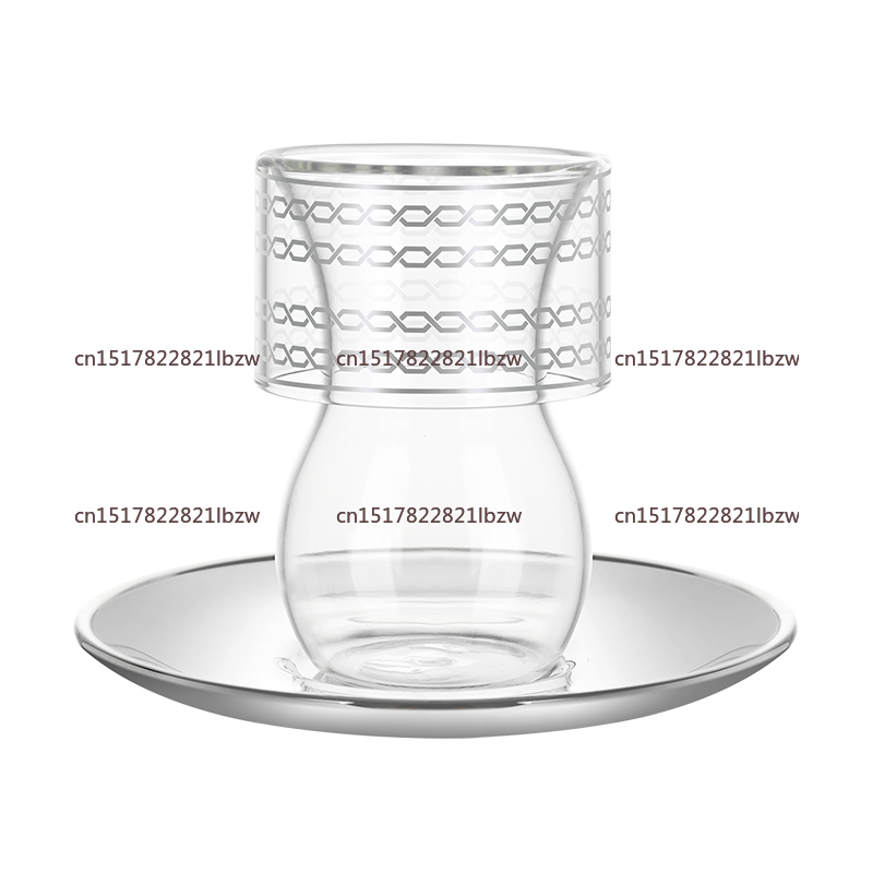 2025 Deluxe Silver Plated  Tea - Espresso Cup Saucer 评论和价格