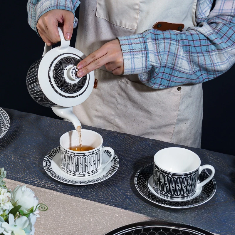 Simple European-Style Tea Set  - Espresso Cup Saucer 评论和价格
