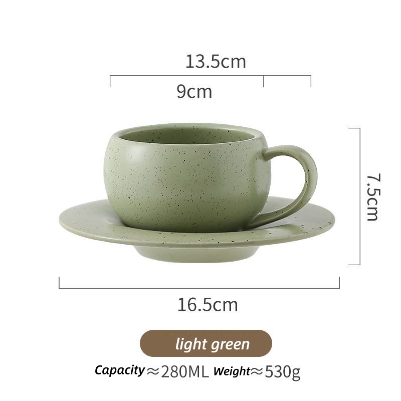 280ML Vintage Ceramic Coffee M - Espresso Cup Saucer 评论和价格