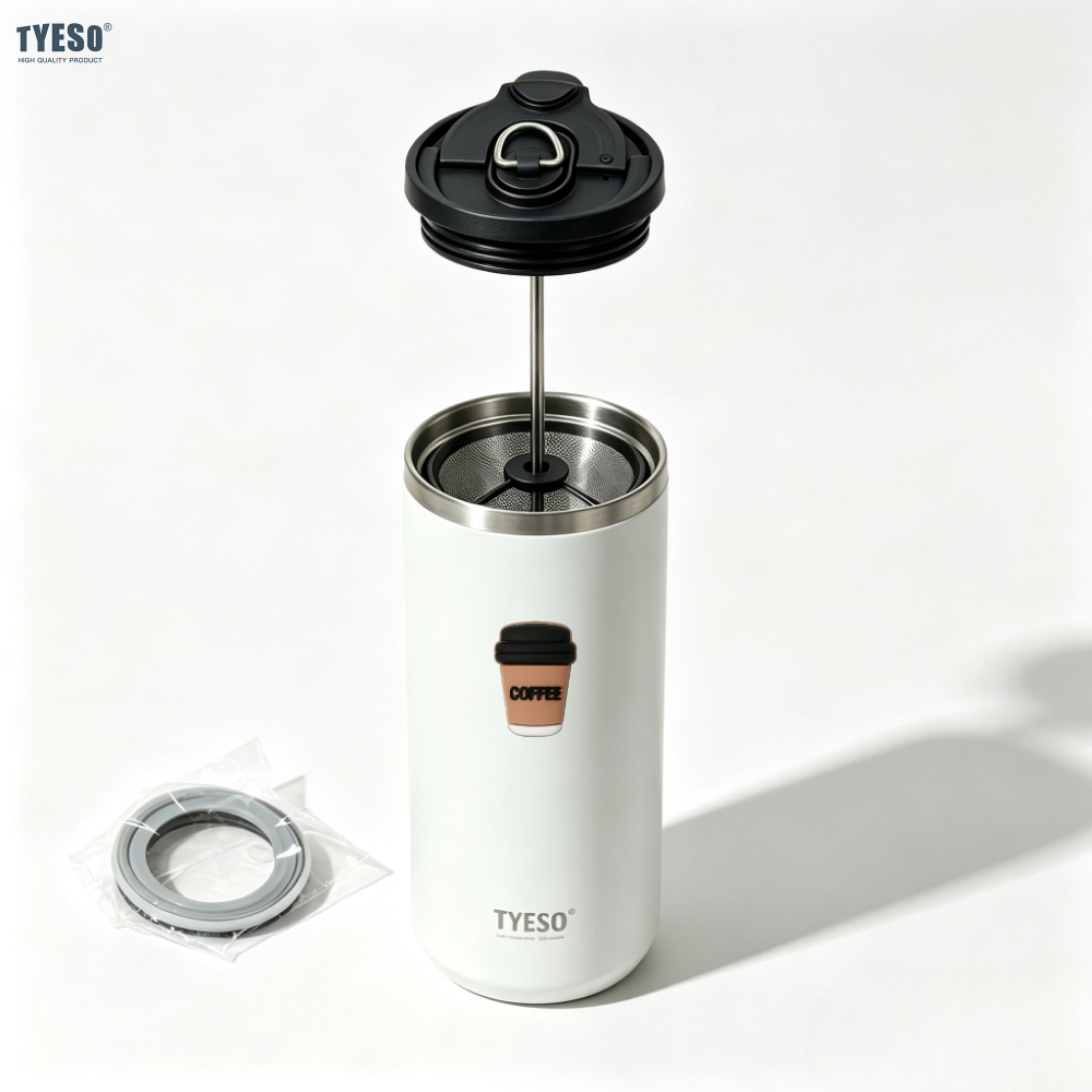 Tyeso 750ml French Press Vacuu - Coffee Tea Press 评论和价格