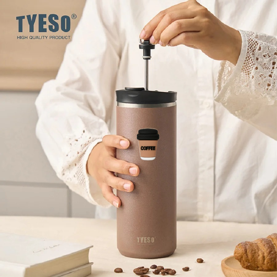 Tyeso 750ml French Press Vacuu - Coffee Tea Press 评论和价格